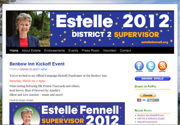 Estelle Fennell - 2nd district supervisor Humboldt County